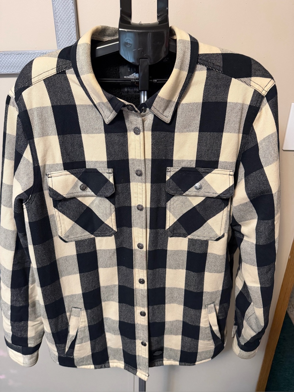 Harley-Davidson Genuine Motorclothes Women's Sherpa Lined Plaid Flannel jacket